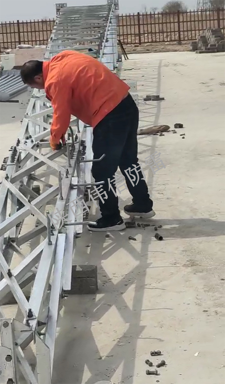 江蘇射陽(yáng)縣GFL四角避雷塔安裝項(xiàng)目3