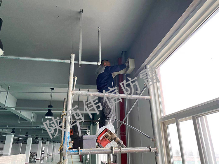 西安神西電氣廠房防雷接地施工項目5