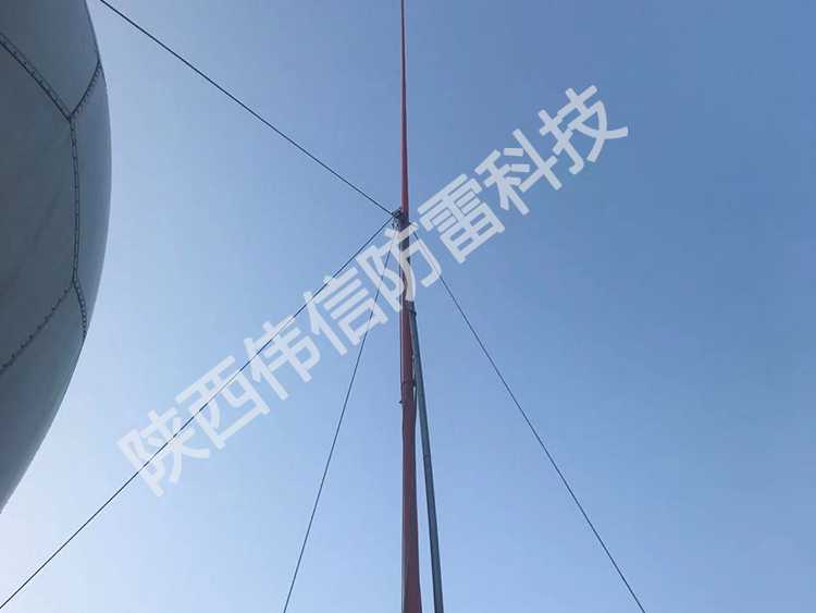 12米玻璃鋼避雷針，衛(wèi)星通訊站避雷針產(chǎn)品展示三