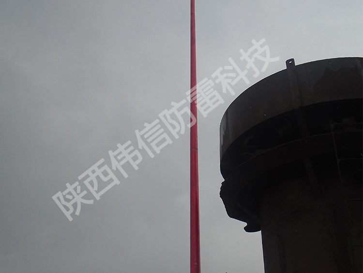 16米玻璃鋼避雷針，工廠專用抗干擾防側(cè)擊絕緣避雷針產(chǎn)品展示六