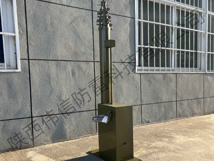 15米可移動(dòng)車載天線升降桅桿，微型升降桅桿，電動(dòng)升降桅桿車載