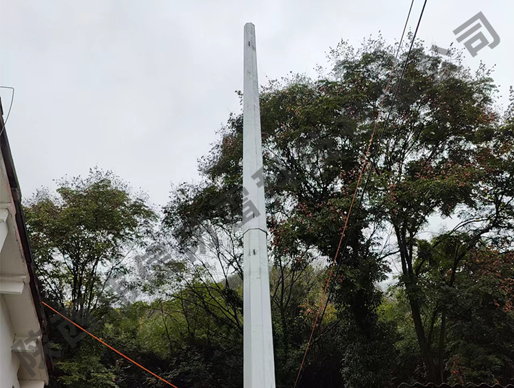 貴州貴陽某部隊獨(dú)立避雷塔安裝